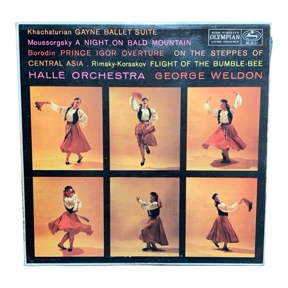 LP Aram Khatchaturian  / Modest Mussorgsky - Gayne Ballet Suite Vinyl Record - Picture 1 of 2